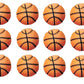 Basketball Sugar Shapes