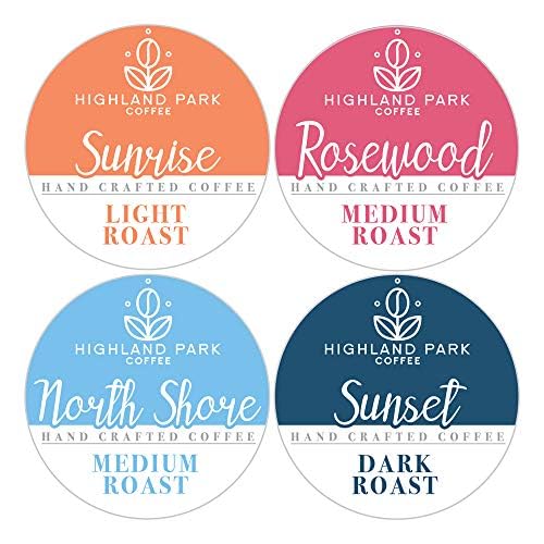 Highland Park Coffee Single Serve Coffee Pods Compatible With Keurig K Cup Malt-Inspired, Variety Pack, 80 Count