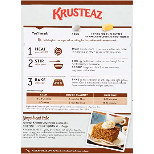 Krusteaz Gingerbread Cookie Mix, 17.5 Oz
