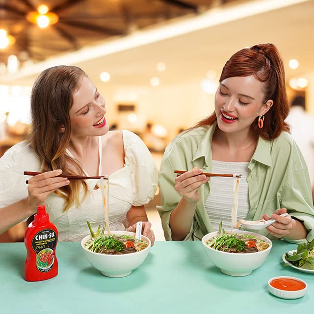 Original Vietnamese Hot Sauce for Ph?, CHIN-SU Hot Chili Sauce for Authentic Taste of Ph? & Other Vietnamese Specialties, Gourme