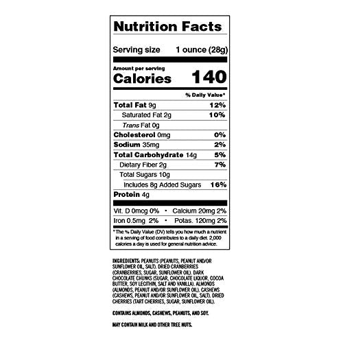 Second Nature Wholesome Medley Trail Mix - Healthy Nuts Snacks Blend - 14 oz Resealable Pouch