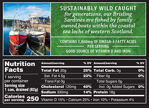 Crown Prince Two Layer Brisling Sardines In Extra Virgin Olive Oil, 3.75-Ounce Cans (Pack Of 12)