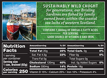Crown Prince Two Layer Brisling Sardines In Extra Virgin Olive Oil, 3.75-Ounce Cans (Pack Of 12)