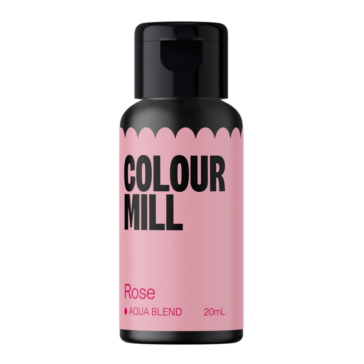 Colour Mill Aqua Blend Water-Based Food Coloring, 20ml, Rose, Model EUA20RSE