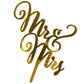Qertesl Acrylic Mr & Mrs Cake Topper,Bride And Groom Cake Topper, Wedding Or Anniversary Party Cake Topper.