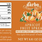 Darbo Apricot Spread, 80% Fruit, All Natural, 40% Less Sugar - 8.81Oz