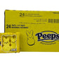 PEEPS Bulk Marshmallow Yellow Bunnies, Easter Candy, 24 Packs of 4 Count, Easter Basket Stuffers