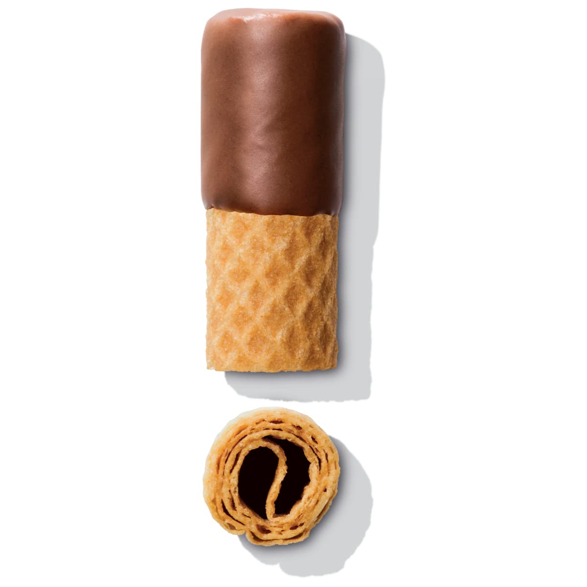 Bahlsen Waffeletten Milk Chocolate Dipped Cookies - Delicate wafer rolls dipped in milky European chocolate - 3.5 oz boxes (12 b