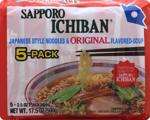 Sapporo Ichiban Original Ramen Noodles, 17.5 Oz