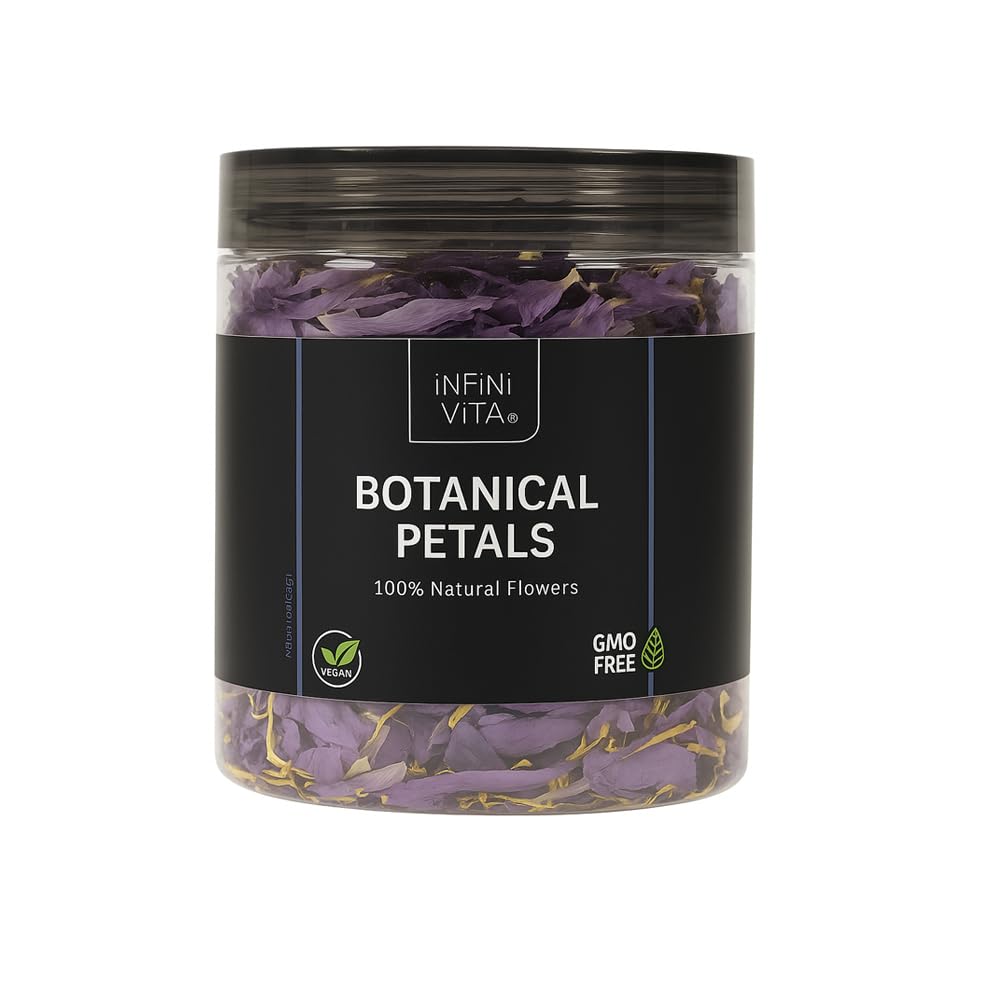 Infini Vita Dried Flowers - Loose Leaf Flower Petals For Tea (1 Oz / 28 G)