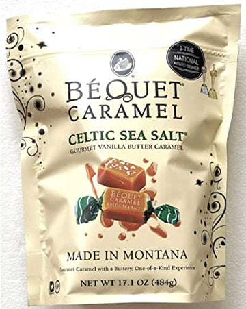 Bequet Caramel Celtic Sea Salt 17.1 Oz Bag