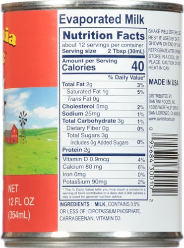 Santini Evaporated Milk