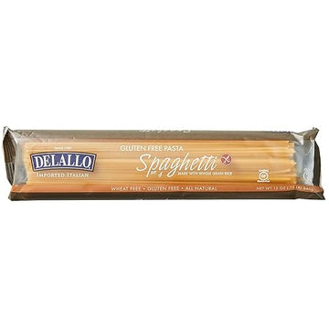 Delallo Gluten-Free Whole Grain Spaghetti 12Oz Package 12-Pack
