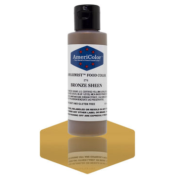 AmeriColor Amerimist Airbrush Color 4.5 Ounce, Bronze Metallic Sheen