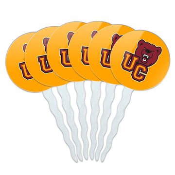 Ursinus College Secondary Logo Cupcake Picks Toppers Decoration Set of 6