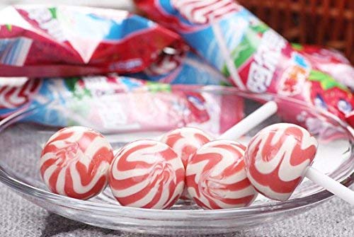Shanghai Specialty: Bufandi Alps Or Alpenliebe Lollipop Hard Candy 200G/7.1Oz (Strawberry)