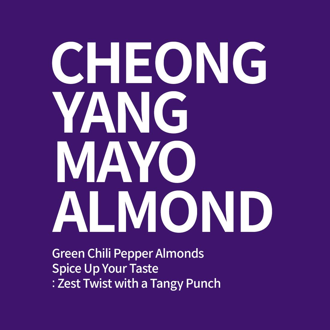 [Official Gilim Hbaf] Korean Seasoned Green Chili Mayo Pepper Almond Nut | Kids, School, Lunch, Office, Work, Travel, Camping Pa