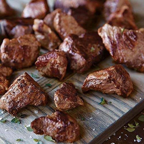Kansas City Steak Company Premium Tenderloin Filet Mignon Beef Tips, Aged up to 28 Days, 1 lb, Restaurant Quality, 2 Count