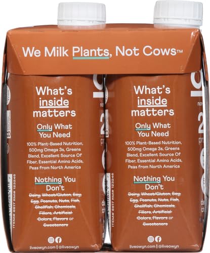 OWYN Dark Chocolate Plant Based Protein Shake 4pk  11.15 FZ