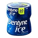 Dentyne Ice Sugar Free Gum Peppermint 60 Pieces, (1 Bottle).