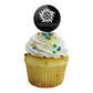 GRAPHICS & MORE Cupcake Picks Set of 6, Round, Acrylic, Anti Possession Symbol, Model CUPCAKE.ROUND.WBGAM070.Z004859_8