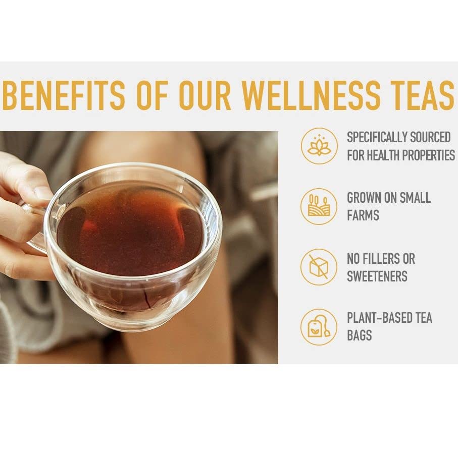 Organic Chamomile Tea - Calming Herbal Sleep Tea With Passion Flower, Spearmint, Lemon Balm And Lavender - Non-Gmo Mint Tea - Re