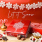 Bonnie and Pops Holiday Tin- with Assorted Christmas Chocolate  Nuts  Bark  Truffles - Festive  Corporate  Family  Gift Basket Idea for Men and Women