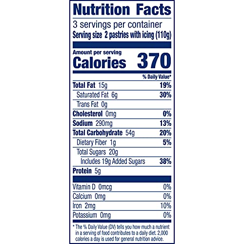 Pillsbury Toaster Strudel Frozen Pastries, Cream Cheese and Strawberry, 6 Ct, 11.7 oz