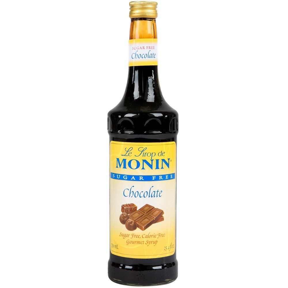 Monin Sugar Free Chocolate Syrup  750Ml (25.4Oz)