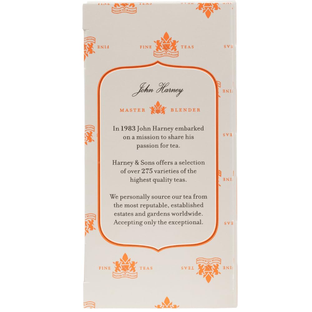 Harney & Sons Black Tea Bags  Hot Cinnamon Spice  20 Count