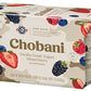 Chobani Low-Fat Vanilla Greek Yogurt, Mixed Berry on the Bottom 5.3oz 4-pack