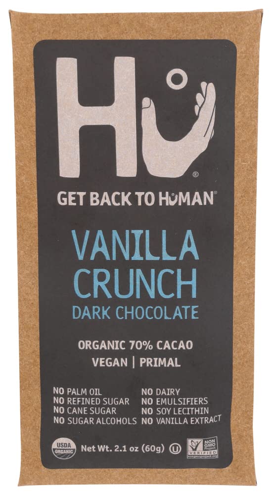 Hu Kitchen Bar Chocolate Vanilla Quinoa Qrispy, 2.1 Oz
