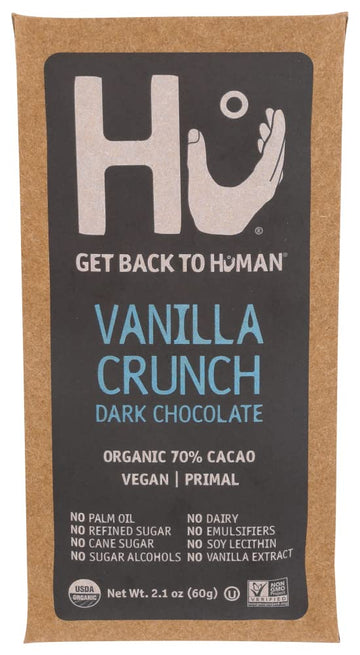 Hu Kitchen Bar Chocolate Vanilla Quinoa Qrispy, 2.1 Oz