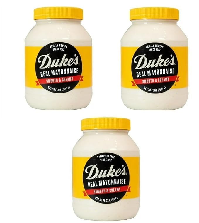 Duke Mayonnaise Smooth & Creamy Jar, 30 Oz Each, 3 Count