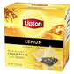 Lipton Black Tea Lemon Pyramid Tea Bags, 20 Count, Flavored Teabags for a Refreshing Cup of Tea