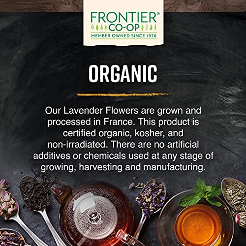 Frontier Co-op Organic Lavender Flowers, 2.72 oz (77 g)