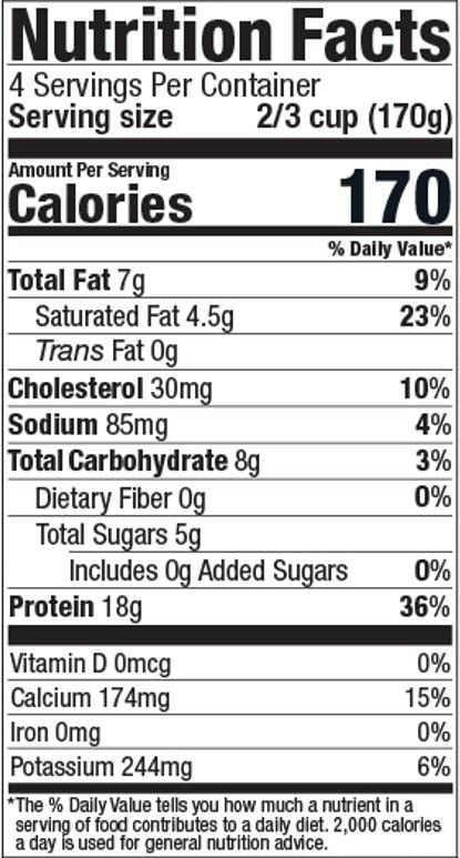 Siggis Icelandic Strained Whole Milk Yogurt, Plain, 24 OZ. - Thick, Protein-Rich Yogurt Snack