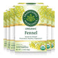 Traditional Medicinals Organic Fennel Herbal Tea - Promotes Digestive Health, Pack of 6 (96 Tea Bags Total)