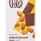 Theo Salted Almond Organic Dark Chocolate Bar, 70% Cacao, 1 Bar | Vegan, Fair Trade
