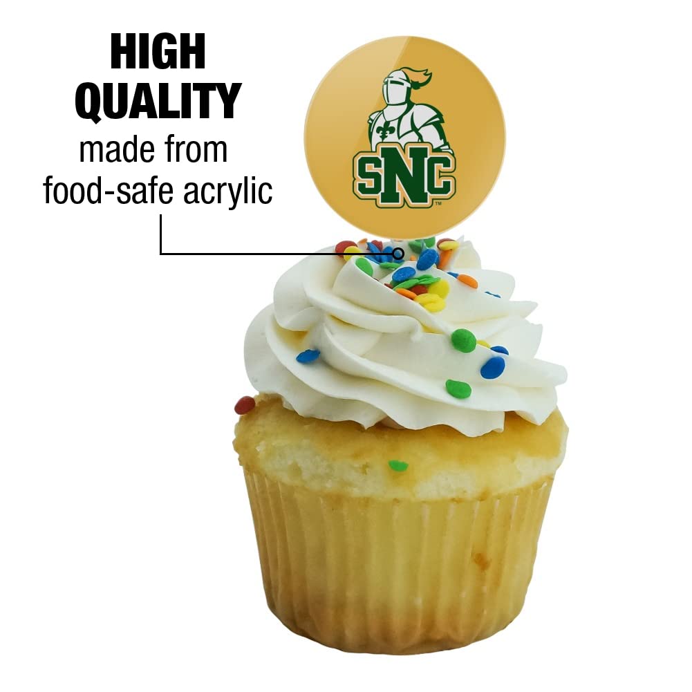 St. Norbert College Secondary Logo Cupcake Picks Toppers Decoration Set Of 6