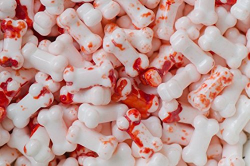 Halloween MINI HARD BLOODY Bones Candy- 2 Pounds