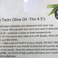 Texas Hill Country Olive Co Basil Infused Olive Oil - Cold Pressed Gourmet Evoo Olive Oil - Great For Dressing Dipping Marinade