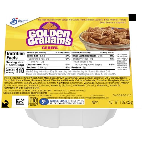 Golden Graham Cereal Bowls, 1 Oz (Pack of 96)