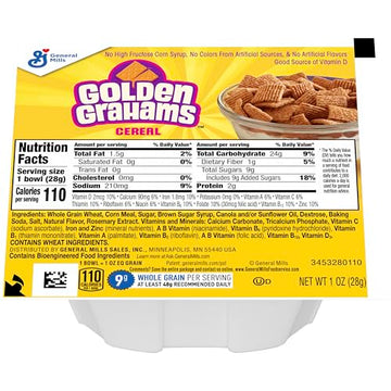 Golden Graham Cereal Bowls, 1 Oz (Pack of 96)