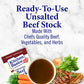 Kitchen Basics Unsalted Beef Stock, 32 oz (Pack of 12) - Gluten Free, No Artificial Flavors, Perfect for Cooking and Soups
