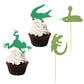 36 Pcs Baby Party Cupcake Toppers Snake Gecko Frog Crocodile Theme Party Cake Insert Mgpferd