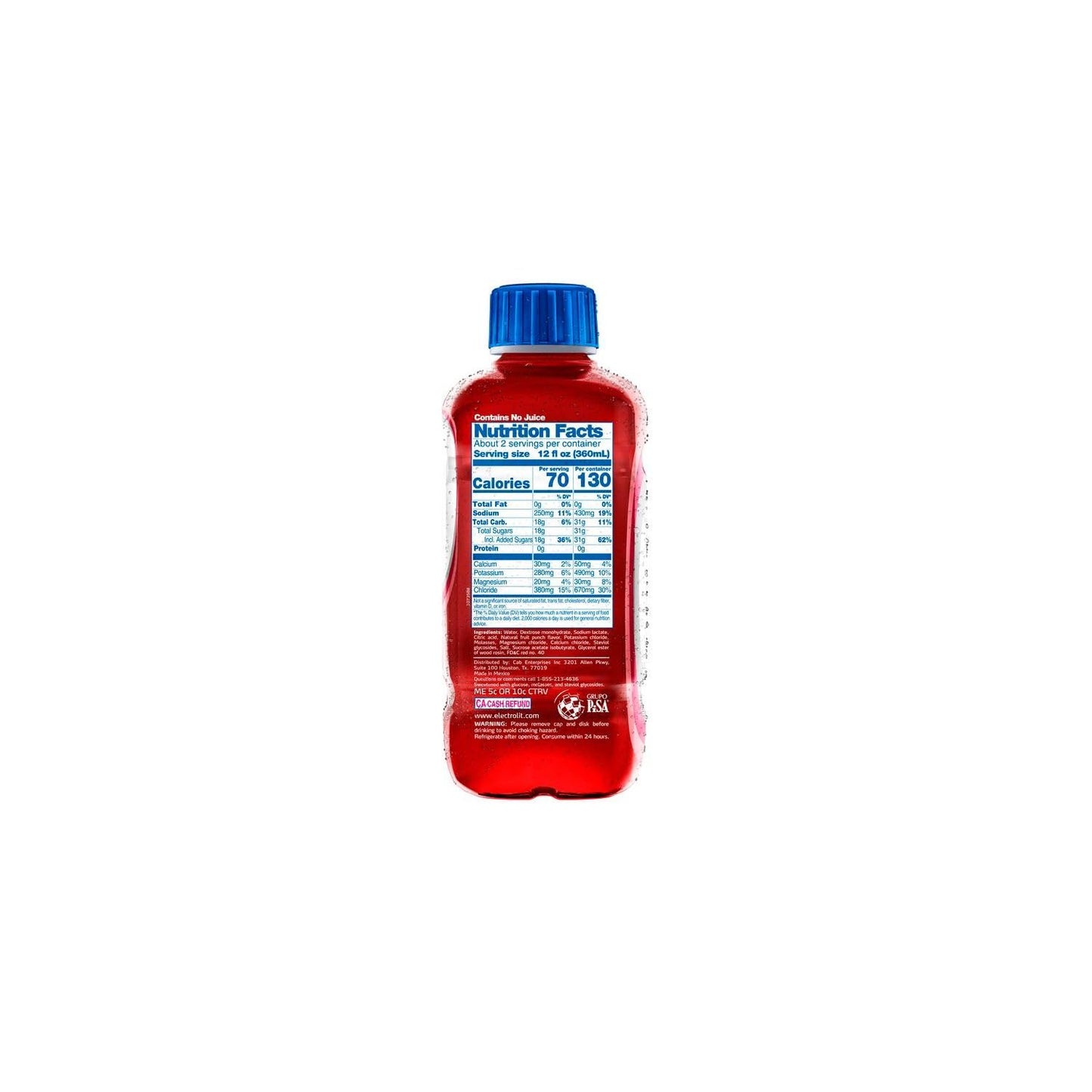 Electrolit 12 Pack (Fruit Punch)