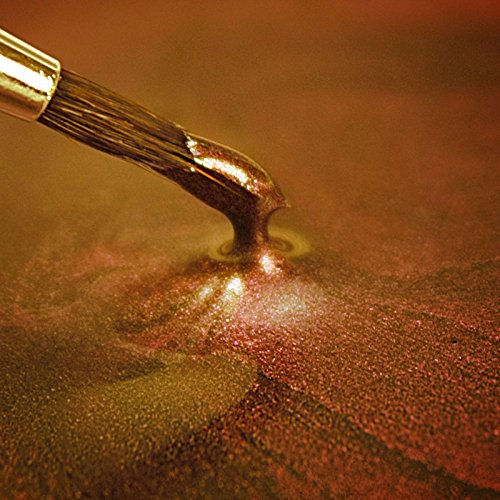 Rainbow Dust Edible Food Paint, Metallic Dark Gold, 0.88 oz, for Cake and Icing Decoration, Model 552760