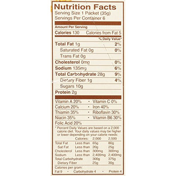 Cream of Wheat Instant Hot Cereal, Maple Brown Sugar, 1.23 Ounce, 6 Packets (Pack of 12)