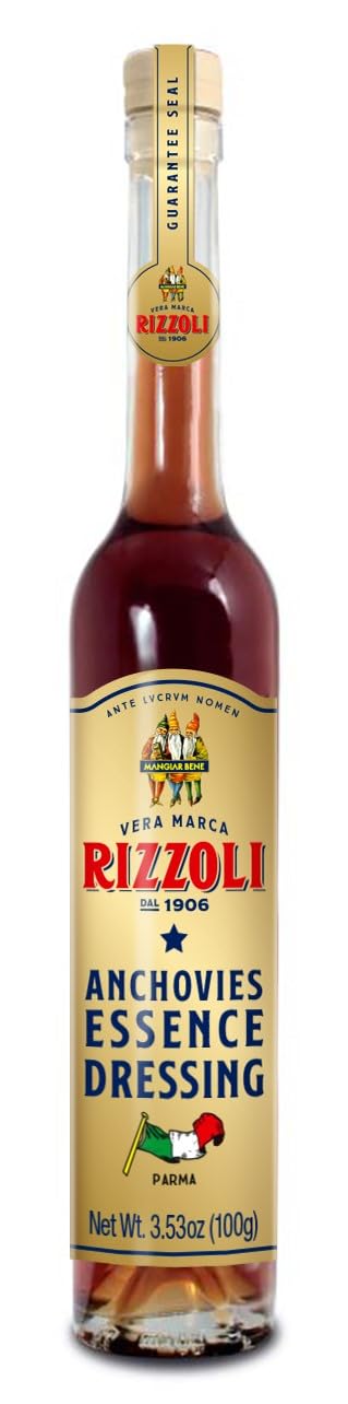 Rizzoli Anchovy Extract | Colatura di Alici 3.5oz | Italian Fish Sauce | Ancient Garum | (100g) (Pack of 1)
